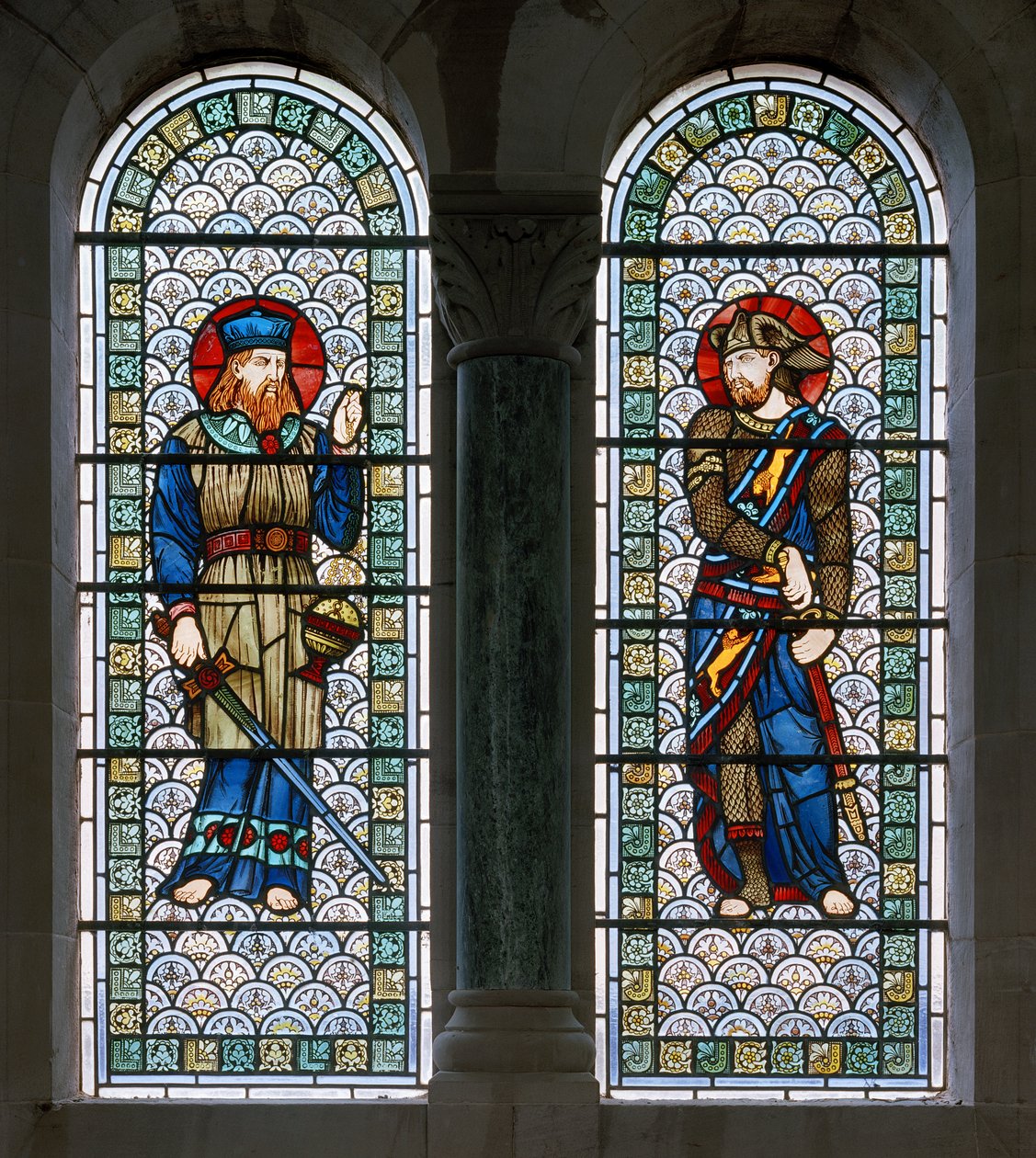 Hoarwithy, St Catherine, Belham & Co, Hugh Arthur Kennedy, Joshua & Ezekiel, c.1885 作者 休·亚瑟·肯尼迪