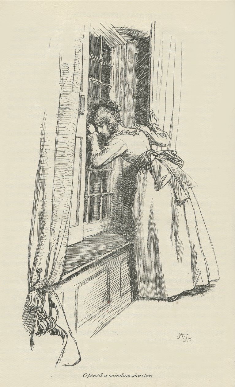 打开一扇窗户，1896年 作者 休·汤姆森