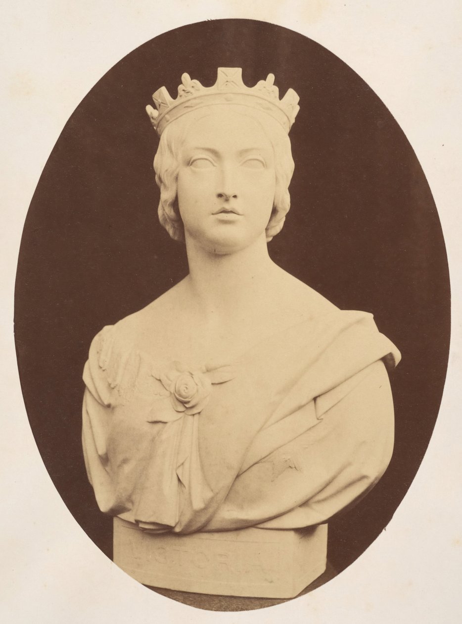 维多利亚女王陛下的半身像副本，由Joseph Durham, Esq.F.S.A., 1857. 作者 休·韦尔奇·戴蒙德