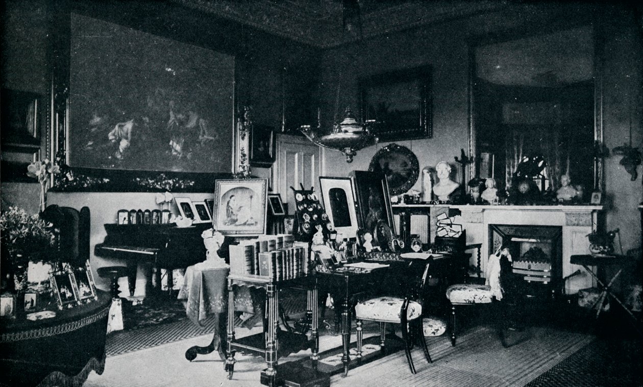 1901年，奥斯本，皇后区私人客厅，1901年 作者 休斯和穆林斯
