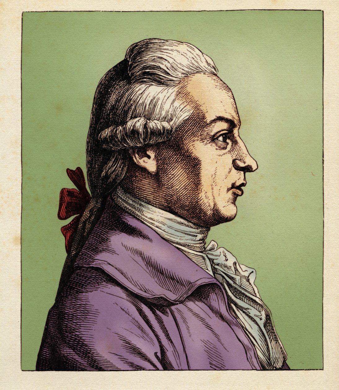 Johann Wilhelm von ARCHENHOLZ (1741年9月3日-1812年2月28日) 1854年(雕刻) 作者 雨果·伯克纳