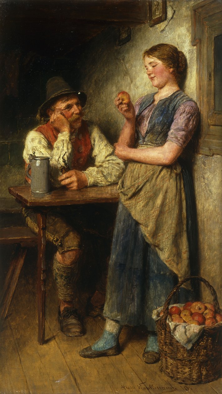 他眼中的苹果，1910年 作者 雨果·考夫曼（Hugo Kauffmann）