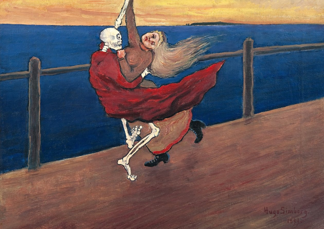 死亡之舞 par Simberg, Hugo (1873-1917) 作者 雨果·辛伯格