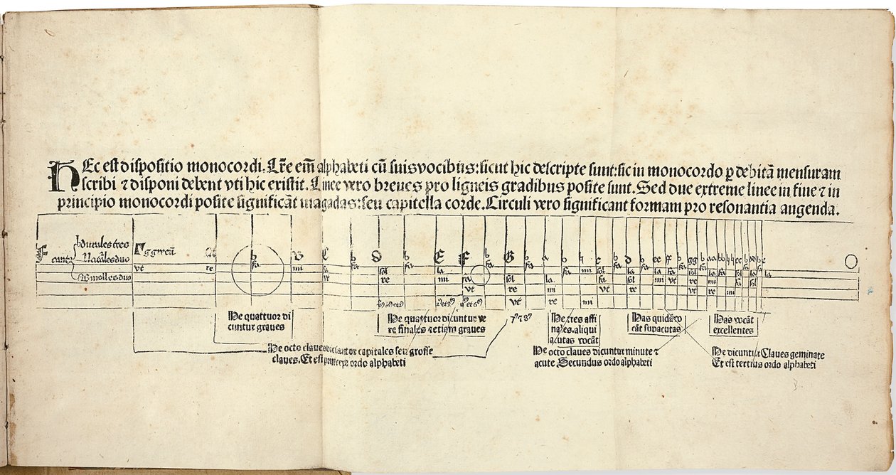 Flores musicae，作者是Hugo Spechtshart von Reutlingen。第一版，1488年。 作者 来自罗伊特林根的 Hugo Spechtshart