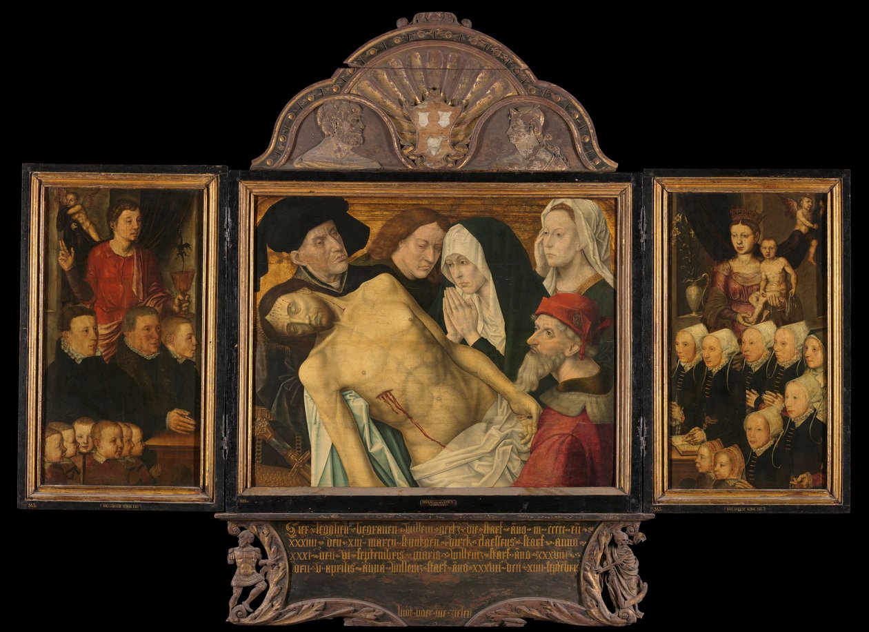 哀歌》，约 1527 年（油画） 作者 Hugo van der（之后）走了
