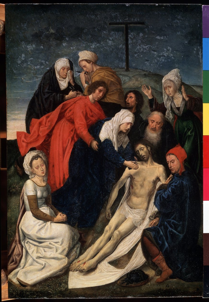 "雨果-凡-德-戈斯（Hugo van der Goes，1435-1482 年）的绘画作品，尺寸：36x30 厘米 圣彼得堡，冬宫博物馆 作者 雨果范德高斯