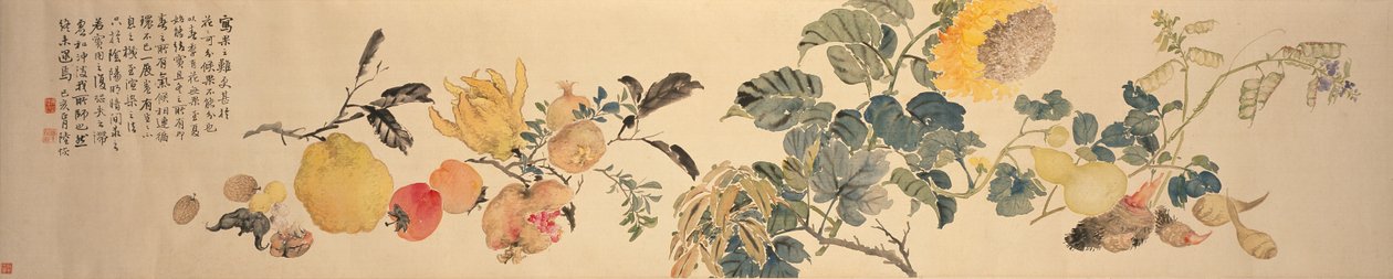鲜花和水果 作者 嘿路