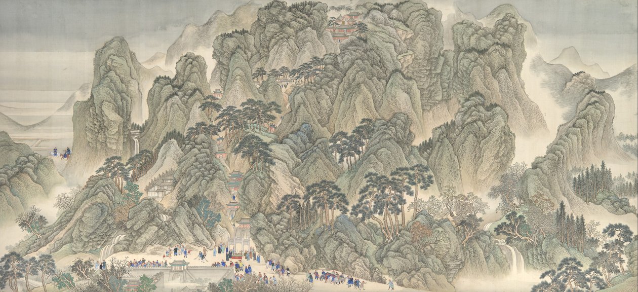 康熙南巡，济南至泰山 作者 王辉