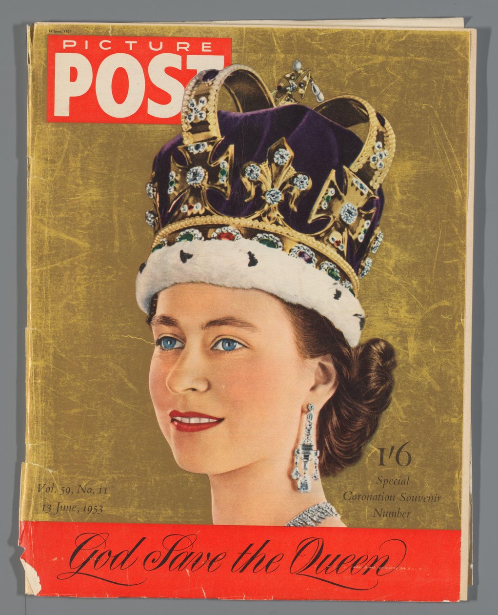 1953 年 6 月 13 日女王伊丽莎白二世加冕典礼《图片报》特刊副本
图片报》/加冕礼特别纪念品编号（标题在实物上） 作者 赫尔顿出版社有限公司