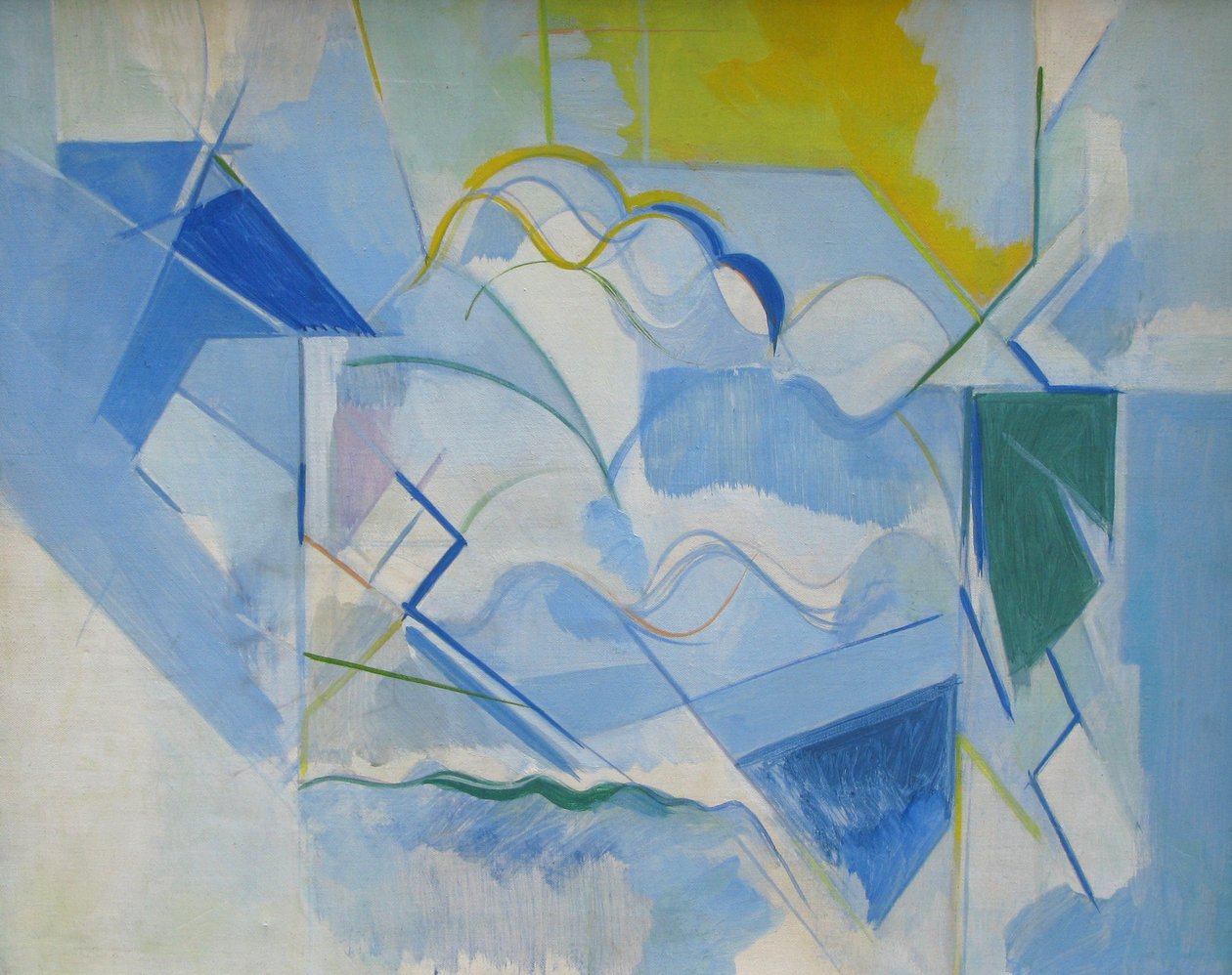 《烟雾 No. 1》，约 1942 年（布面油画） 作者 汉弗莱詹宁斯