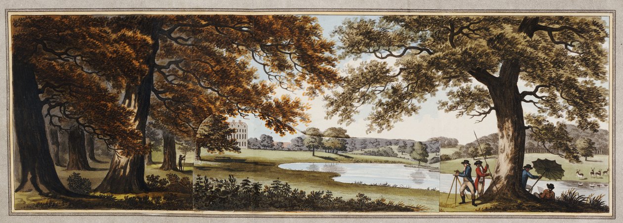 风景园林素描和提示，1794年 作者 汉弗莱·雷普顿