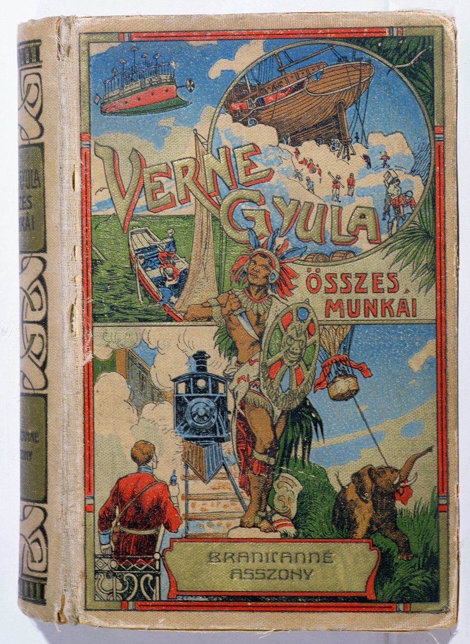 由Jules Verne（1828-1905），20世纪初封面的Mistress Branican 作者 匈牙利学校