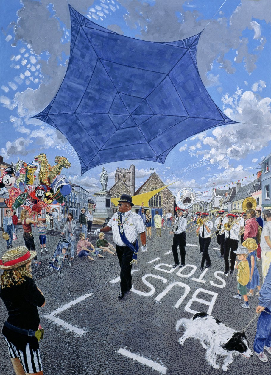 步操乐队，布雷肯爵士音乐节，1994年 作者 休·帕森斯
