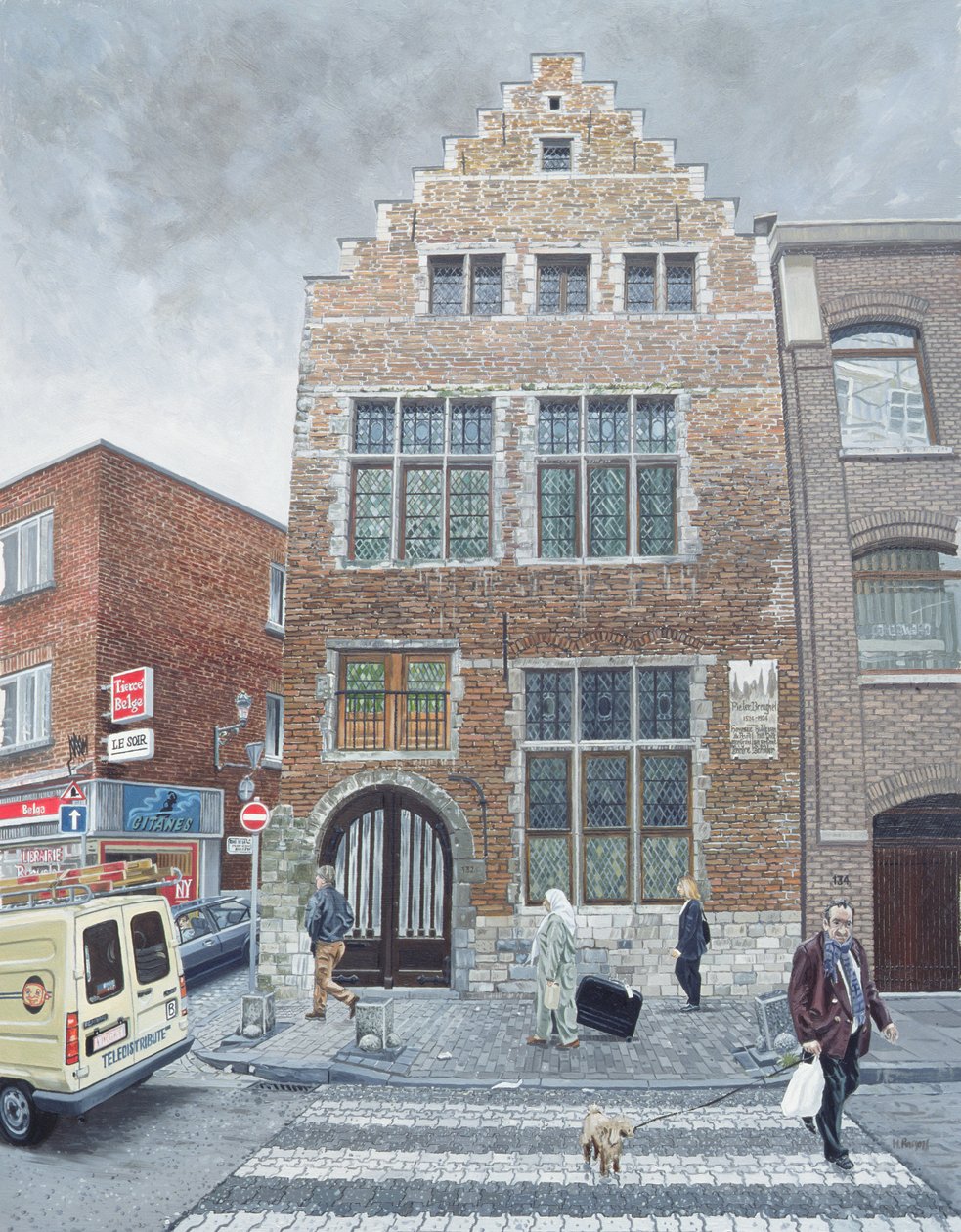 Pieter Brueghels House，布鲁塞尔，1996年 作者 休·帕森斯