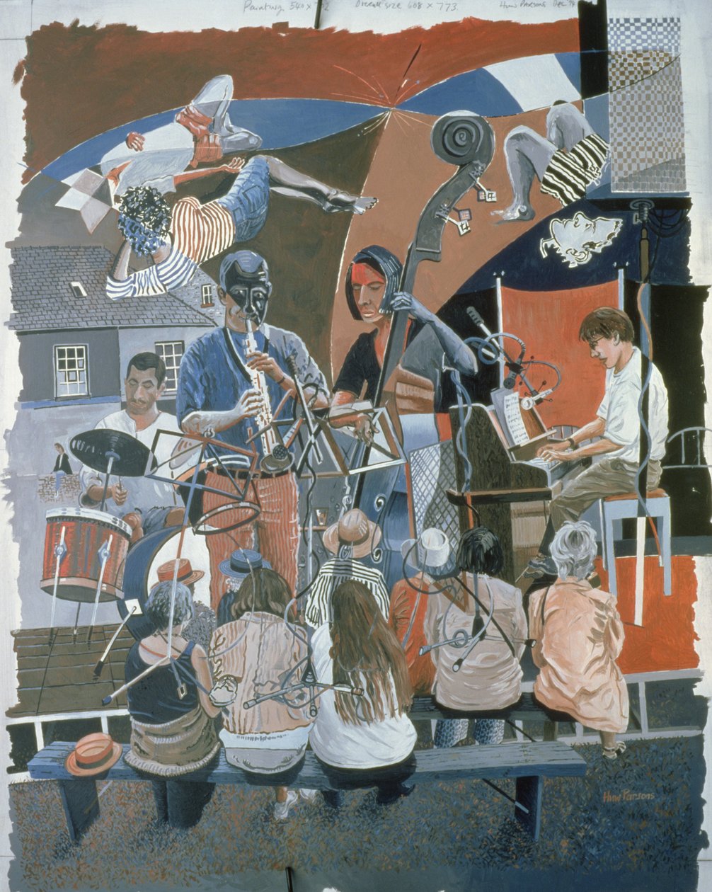 爵士四重奏，1994年 作者 休·帕森斯
