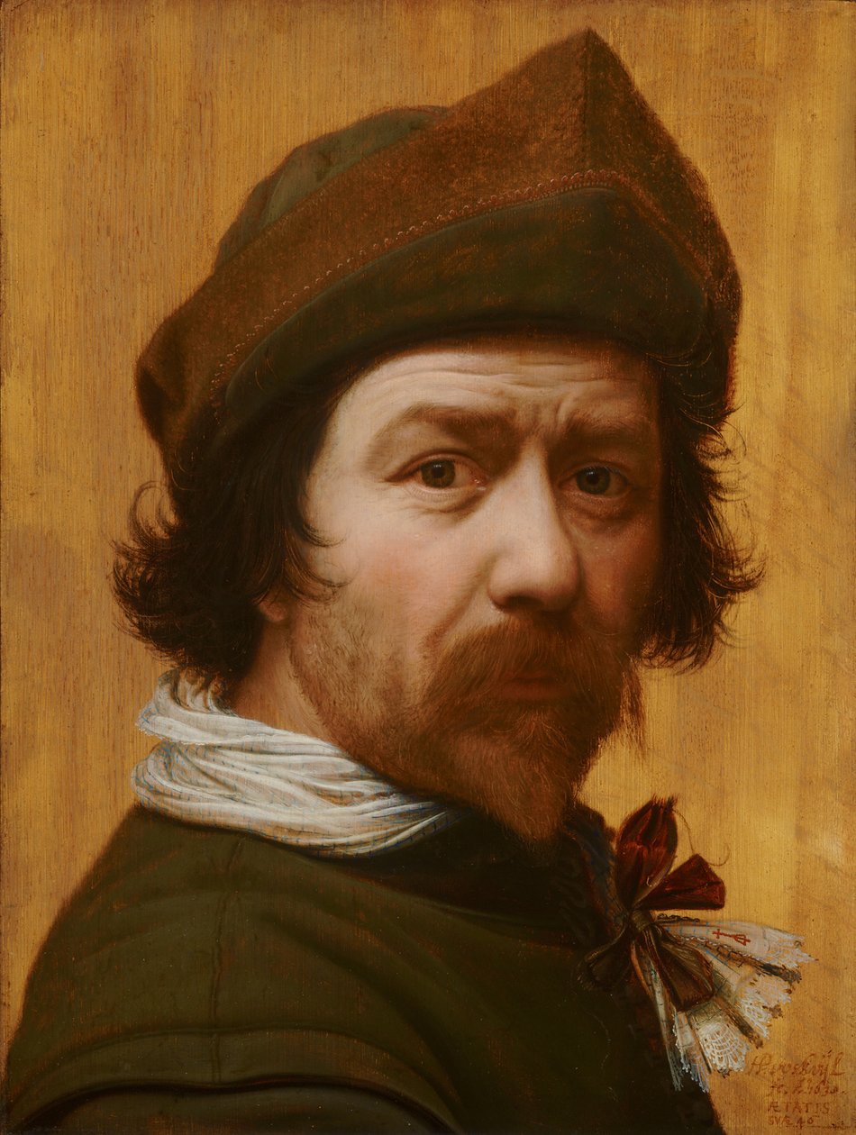 自画像》，1638年。 作者 休·彼得斯。沃斯库尔