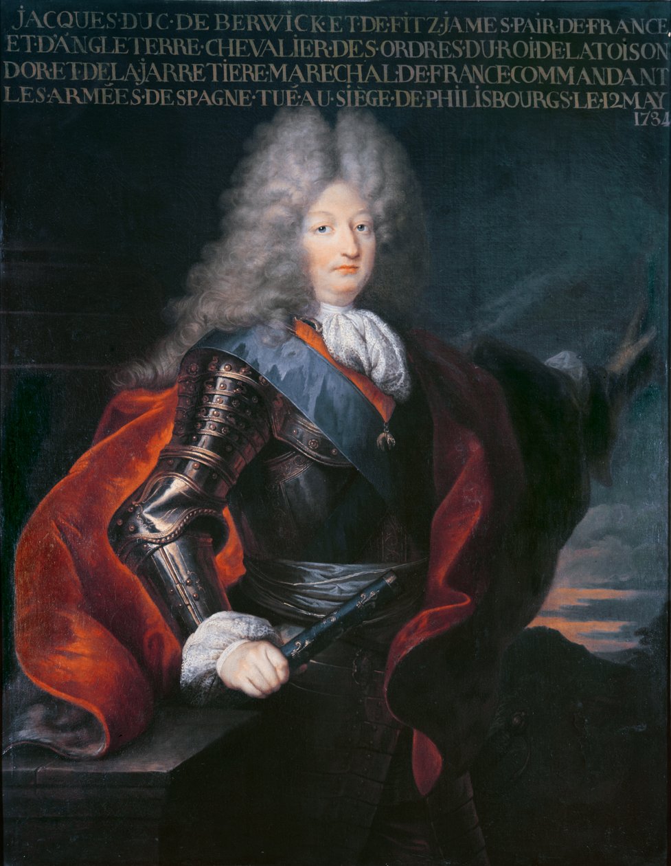 James Stuart Fitzjames（1670-1734）贝里克第一公爵 作者 风信子 Francois Rigaud