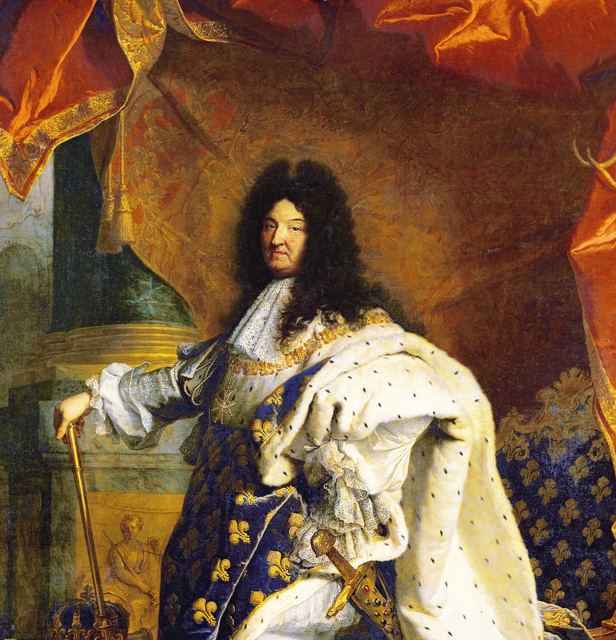 路易十四皇室服饰，1701年（细节59867） 作者 风信子 Francois Rigaud