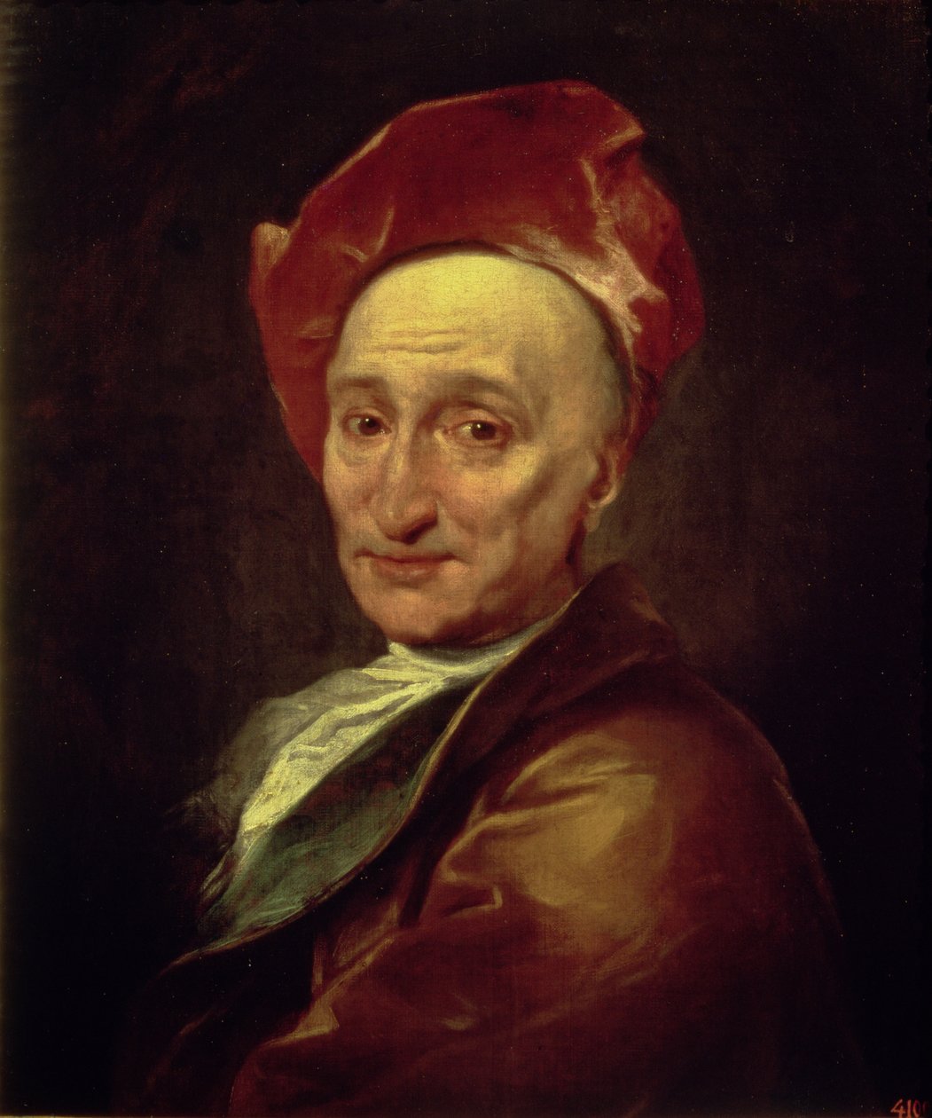 Fontenelle的Sieur Bernard Le Bovier的肖像（1657-1757） 作者 风信子 Francois Rigaud