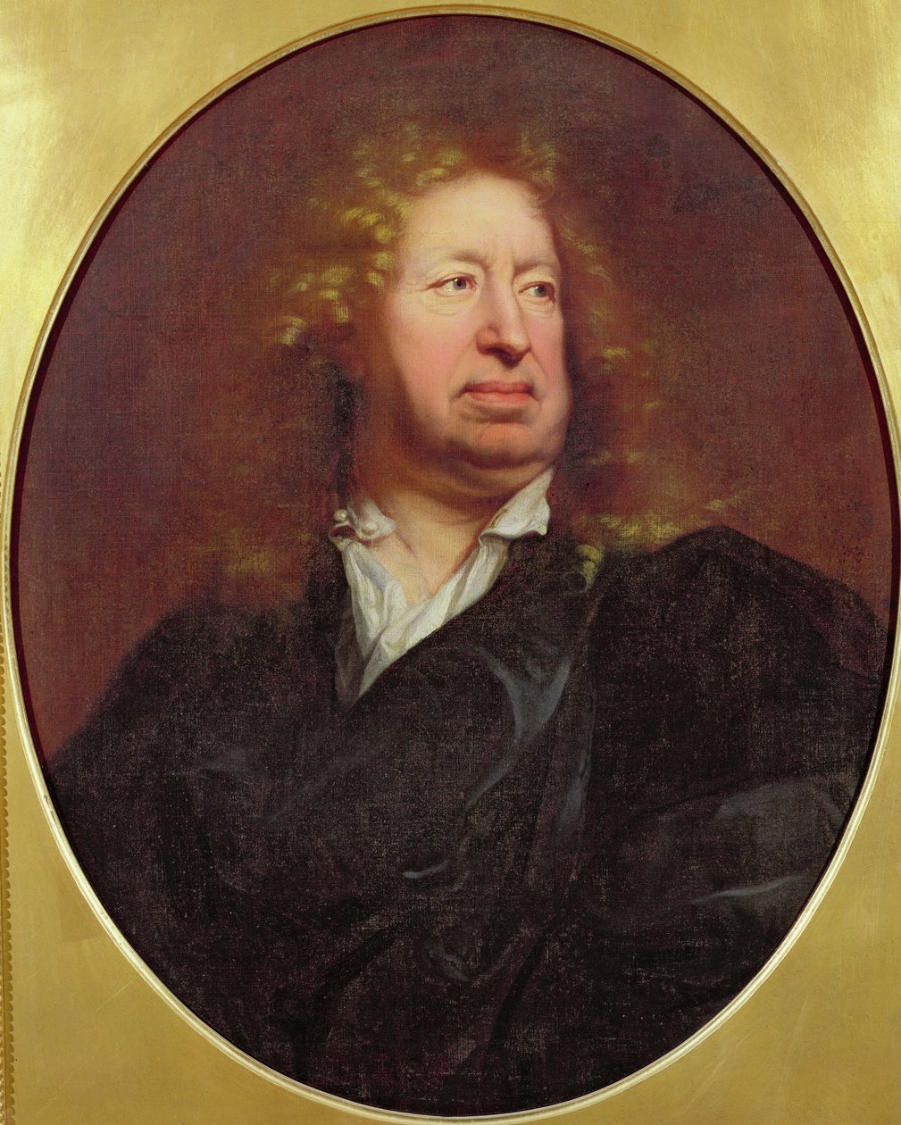 Everhard Jabach的肖像，1688年 作者 风信子 Francois Rigaud