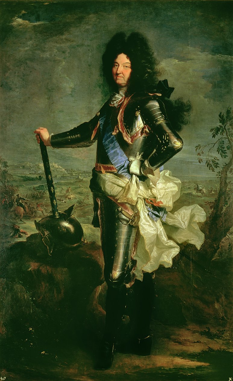 路易十四的肖像（1638-1715） 作者 风信子 Francois Rigaud