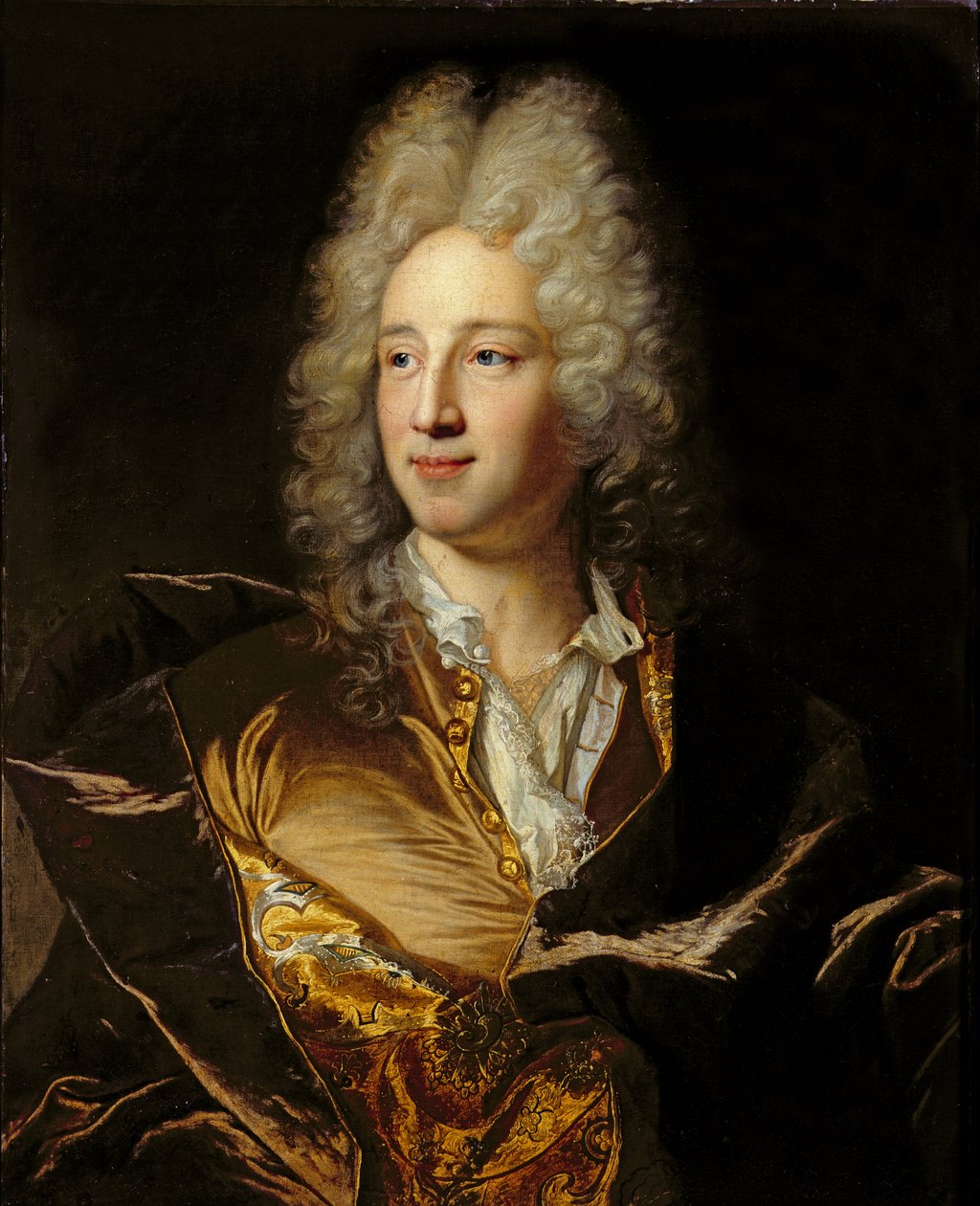 肖像被认为是Louis-Alexandre de Bourbon（1678-1737）Duc de Damville 作者 风信子 Francois Rigaud