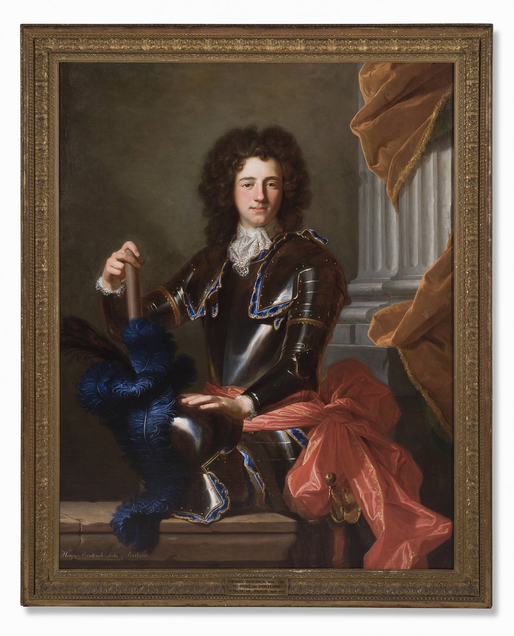 Henry Bentinck的肖像，后来于1699年波特兰第一公爵 作者 风信子 Francois Rigaud
