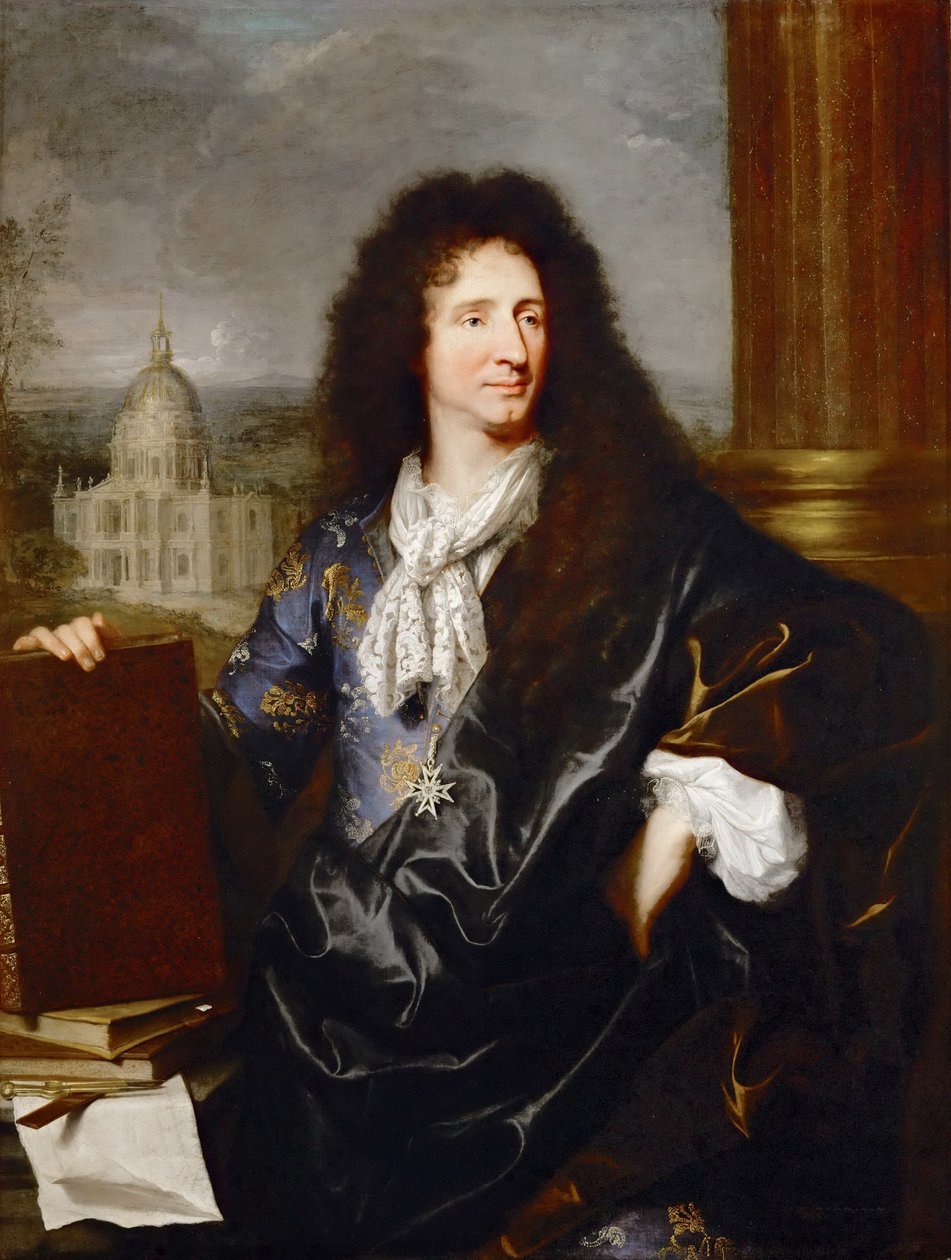 朱尔斯·哈杜因·曼萨尔的肖像1646-1701年 作者 风信子 Francois Rigaud
