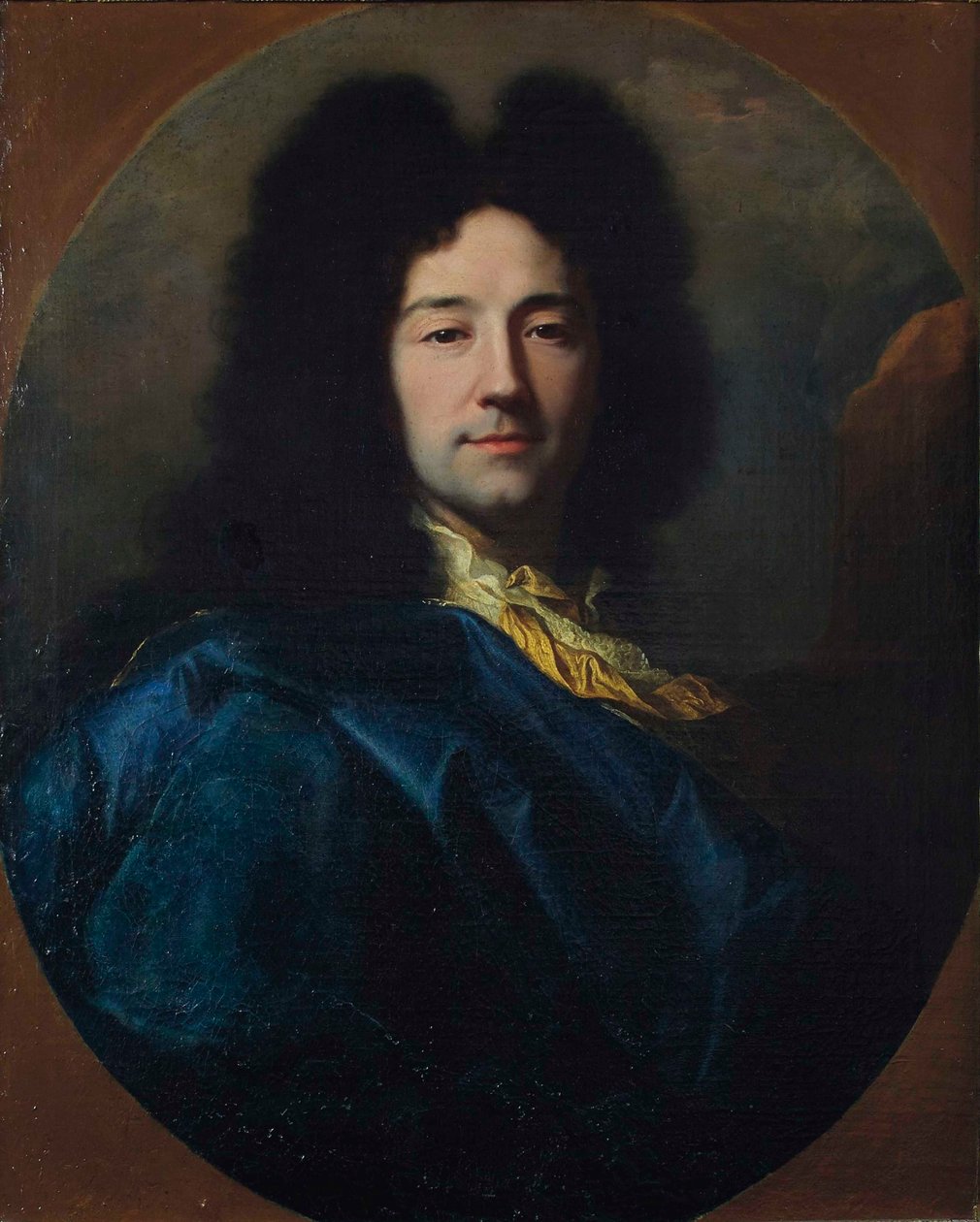 自画像 自画像，被称为蓝衣，1696年。 作者 风信子·弗朗索瓦·奥诺雷·里戈
