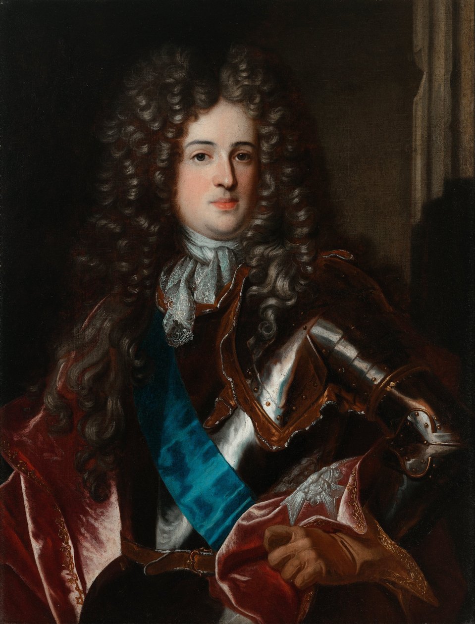 Aleksander Benedykt Sobieski的肖像 作者 风信子 Francois Rigaud