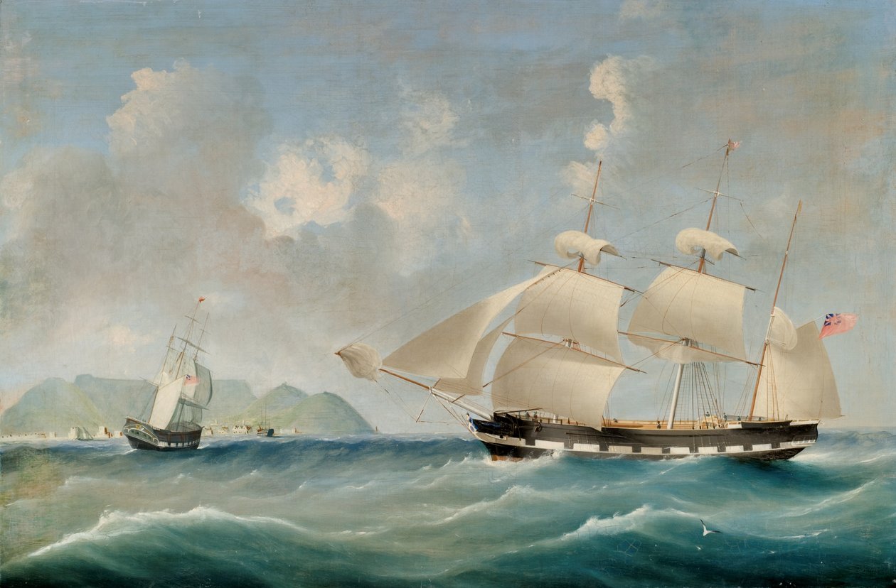 海景，1850年 作者 I.图德盖