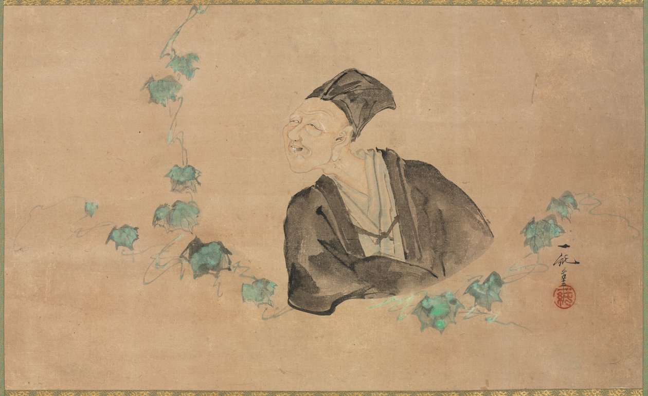 巴索的画像，1700年代。 作者 市纯