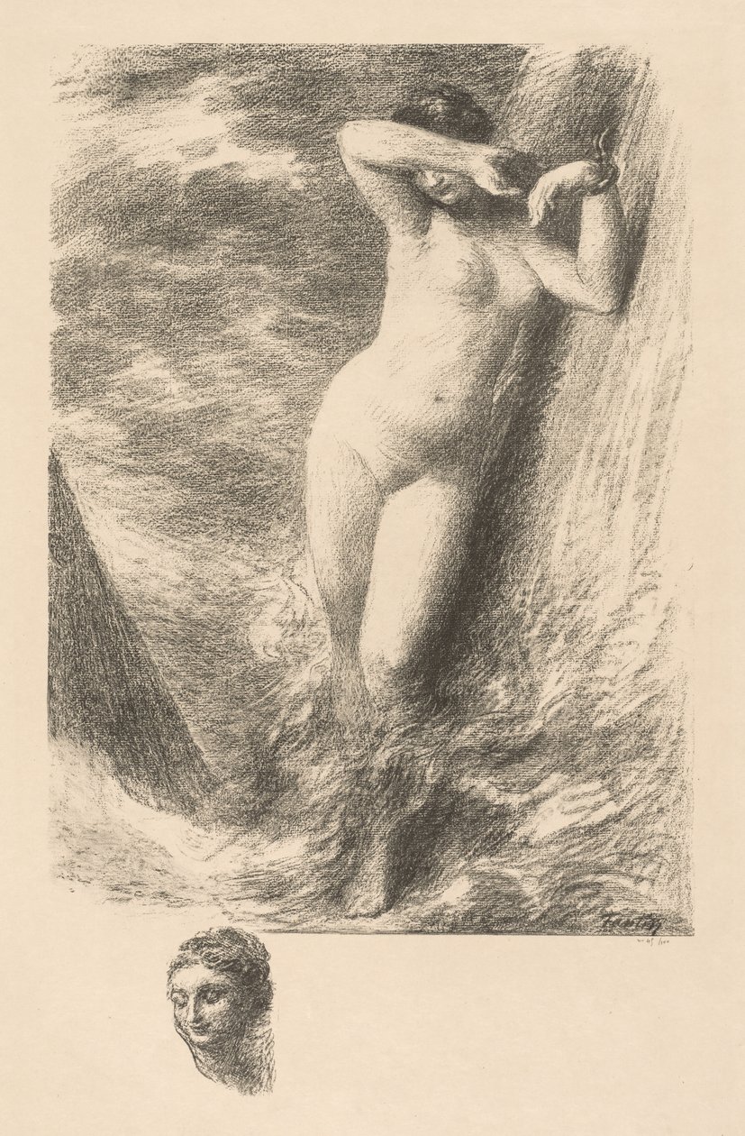 1901年的仙女座（Andromeda）。 作者 伊格纳斯·亨利·让·范坦·拉图尔
