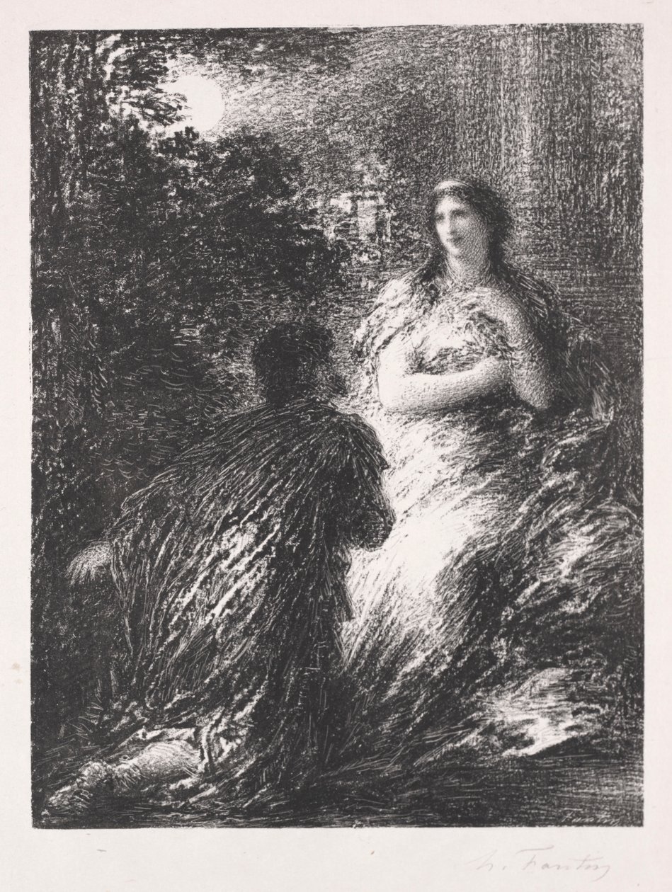 木马二重奏，1894-1895年。 作者 伊格纳斯·亨利·让·范坦·拉图尔