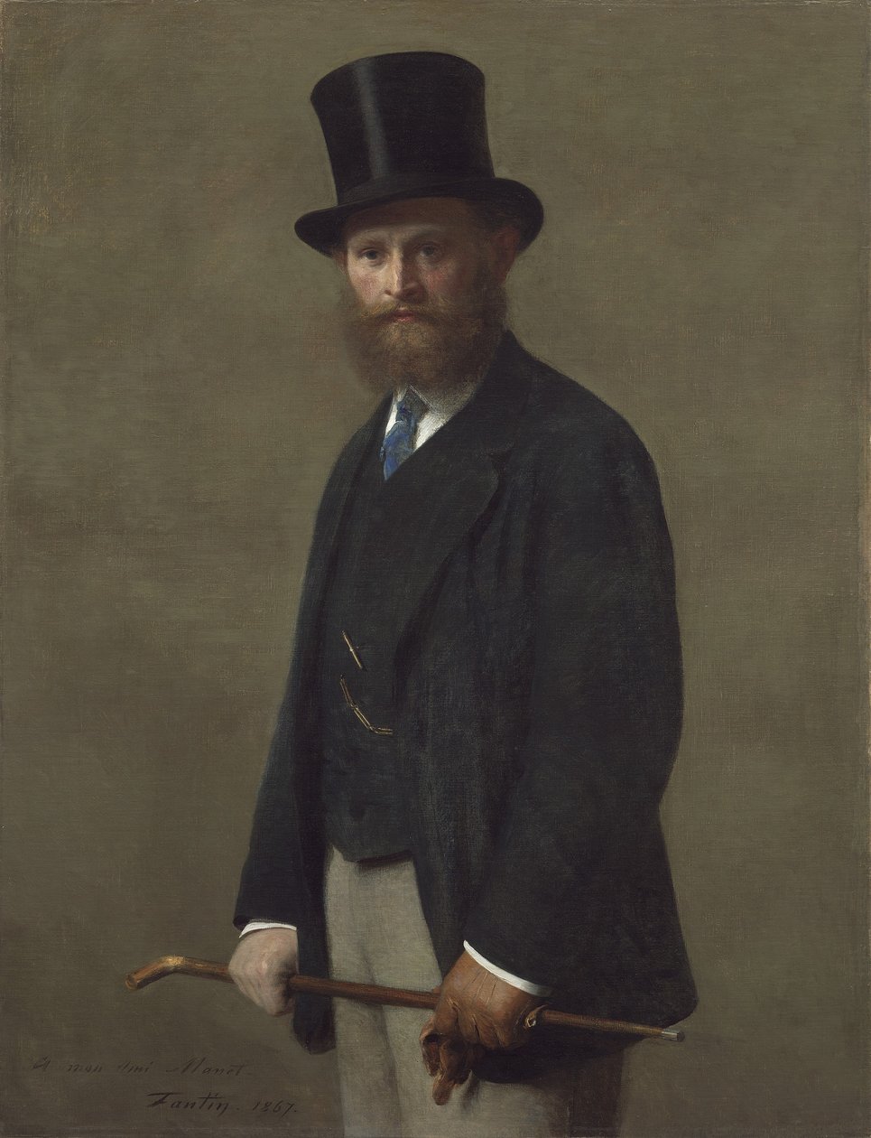 爱德华·马奈（Edward Manet），1867年 作者 伊格纳斯·亨利·让·范坦·拉图尔
