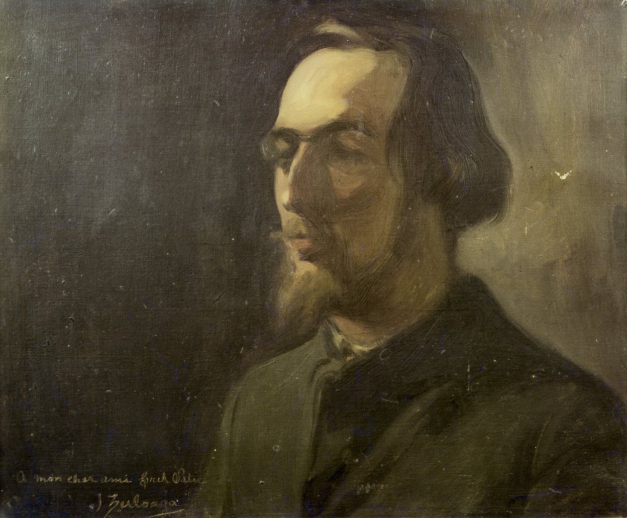 Erik Satie的肖像（1866-1925） 作者 伊格纳西奥·祖洛加（Ignacio Zuloaga y Zabaleta）