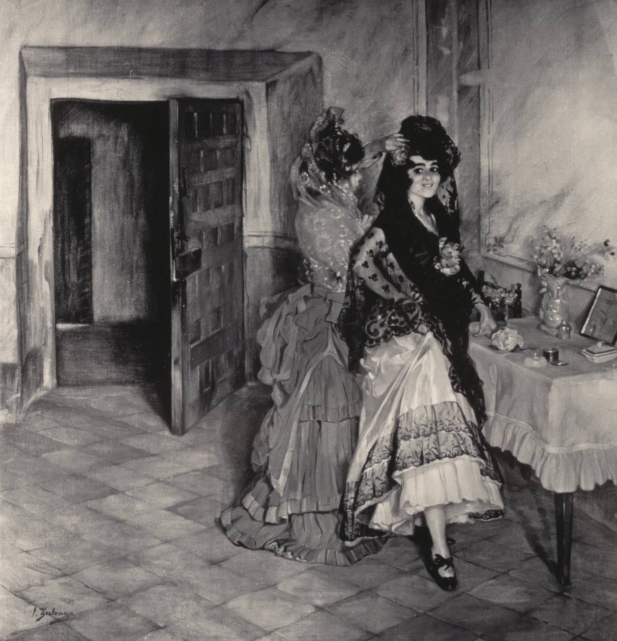 1903年Corrida的筹备工作 作者 伊格纳西奥·祖洛加（Ignacio Zuloaga y Zabaleta）