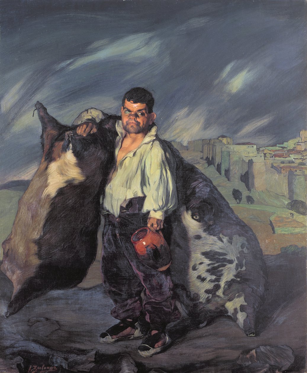 矮人格雷戈里，1908年 作者 伊格纳西奥·祖洛加（Ignacio Zuloaga y Zabaleta）