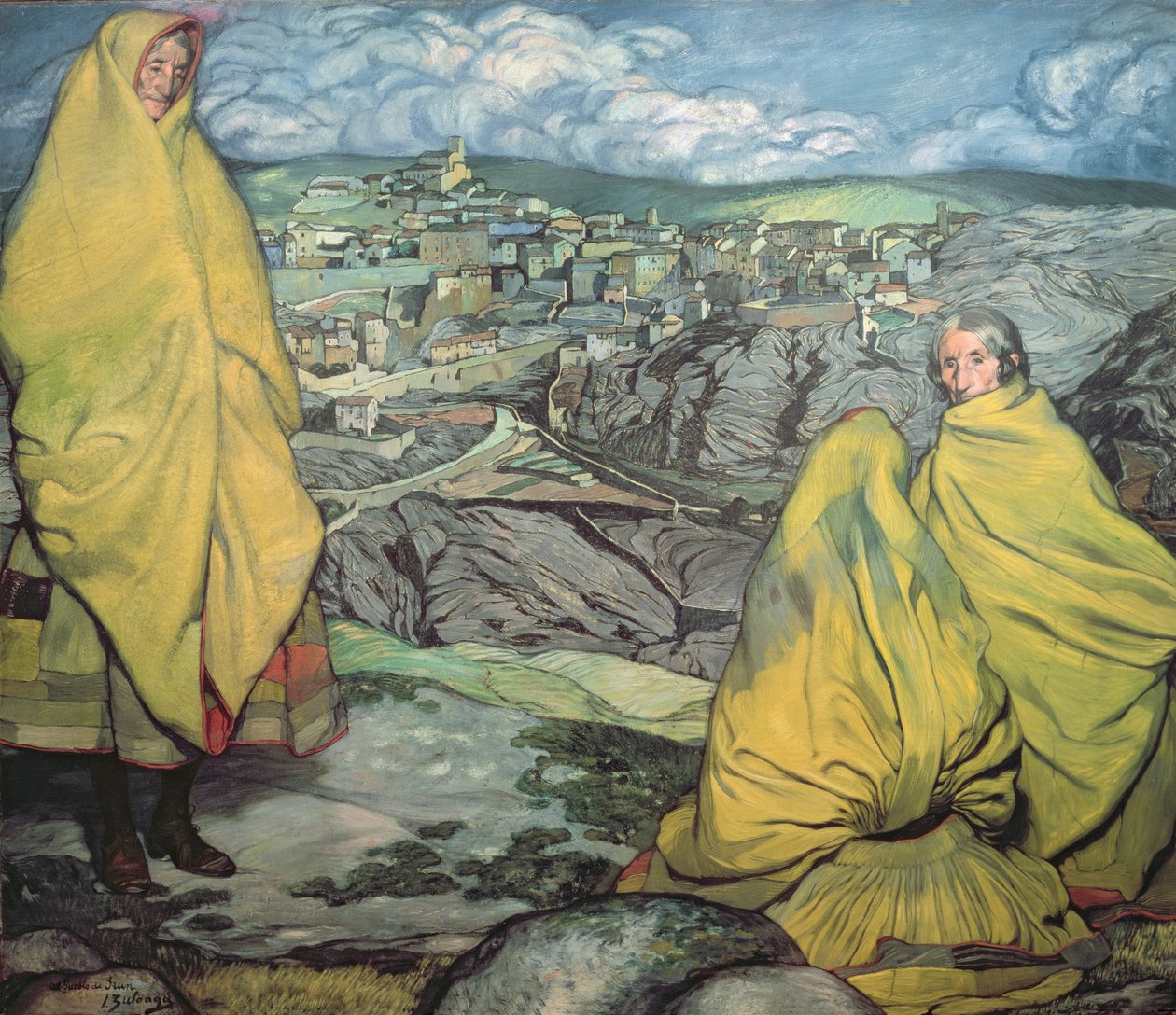塞普尔维达的妇女，1909年 作者 伊格纳西奥·祖洛加（Ignacio Zuloaga y Zabaleta）