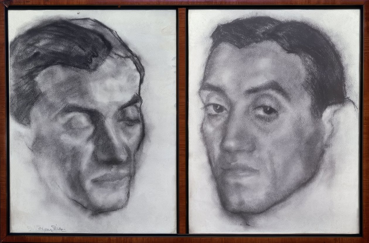 RETRATO DE RAMON PEREZ DE AYALA (1888–1962) ESCRITOR Y PERIODISTA ESPAÑOL – DIBUJO – GENERACION DE 1914 作者 伊格纳西奥·祖洛加（Ignacio Zuloaga）