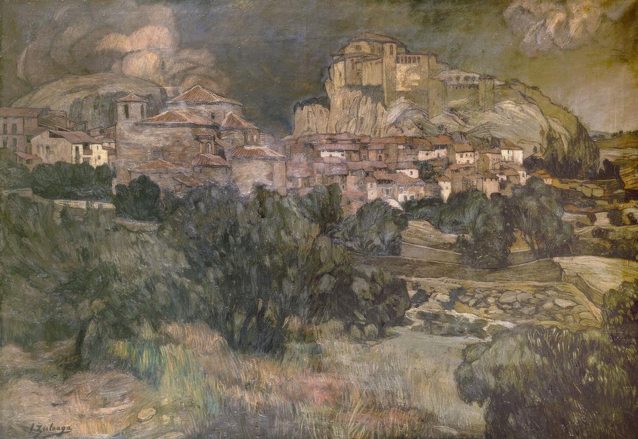 ALQUEZAR-油- LIENZO-139X199 CM 作者 伊格纳西奥·祖洛加（Ignacio Zuloaga y Zabaleta）