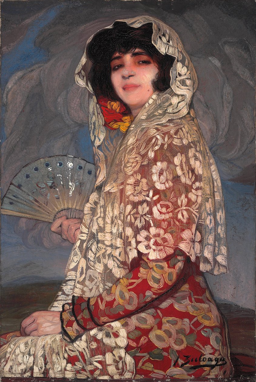 表哥念珠菌，1918年 作者 伊格纳西奥·祖洛加（Ignacio Zuloaga y Zabaleta）