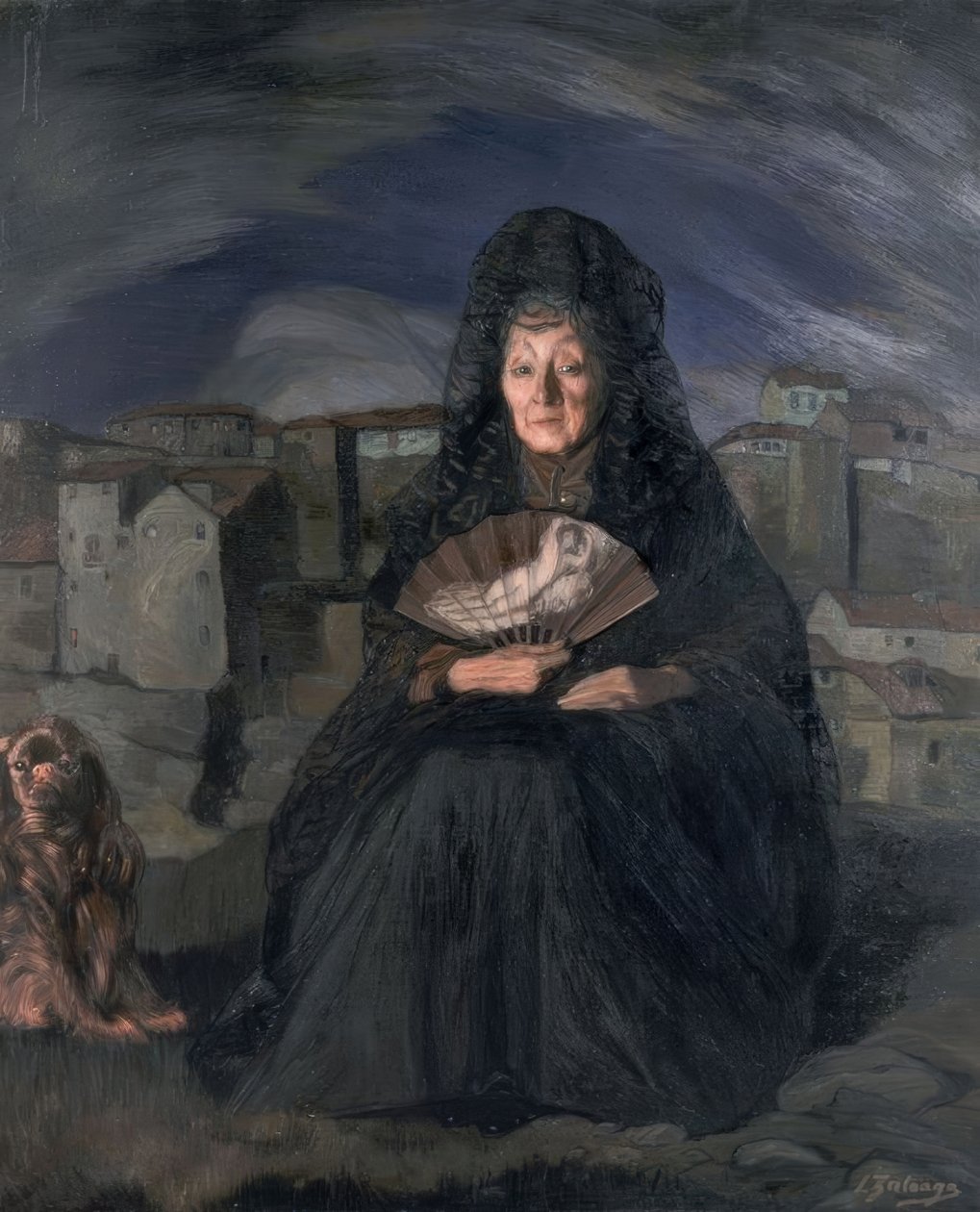 DOÑAROSITA GUTIERREZ-1915年-OLEO - LIENZO-166.5×140厘米 作者 伊格纳西奥·祖洛加（Ignacio Zuloaga y Zabaleta）