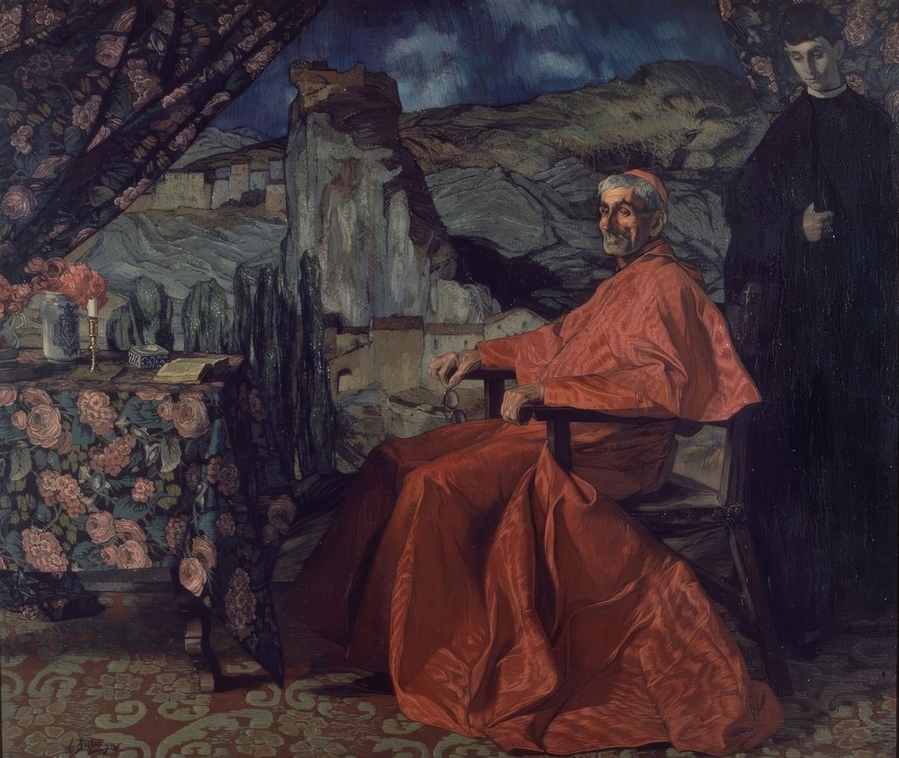 硬纸板-1912年-O - L-201 X 236 CM 作者 伊格纳西奥·祖洛加（Ignacio Zuloaga y Zabaleta）