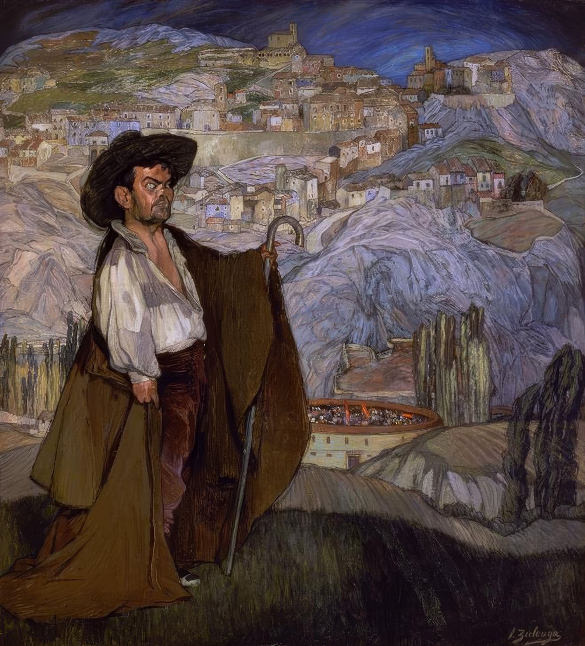 塞普尔维达的矮人格里戈里奥（EL BOTERO）– 1908年 作者 伊格纳西奥·祖洛加（Ignacio Zuloaga y Zabaleta）