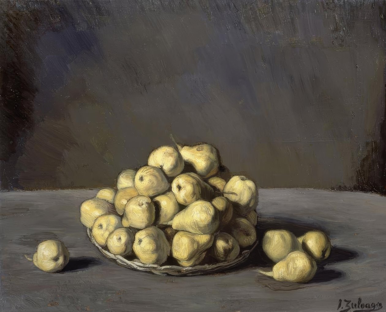 唐·吉恩·博德贡的珍珠– 1944-45 – O - L65X80CM 作者 伊格纳西奥·祖洛加（Ignacio Zuloaga y Zabaleta）