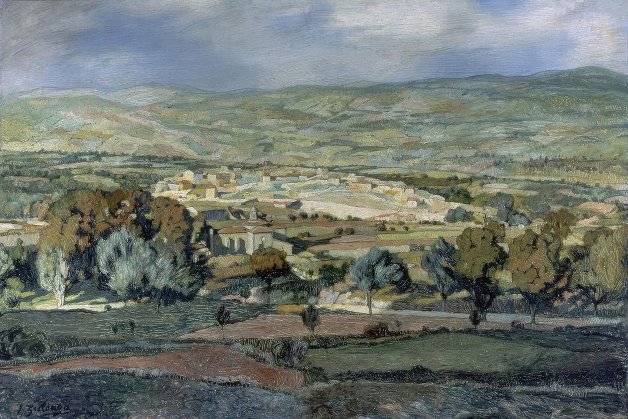 阿尔哈马风景&39;，1923年，布面油画，87×128厘米，AS00699 作者 伊格纳西奥·祖洛加（Ignacio Zuloaga y Zabaleta）
