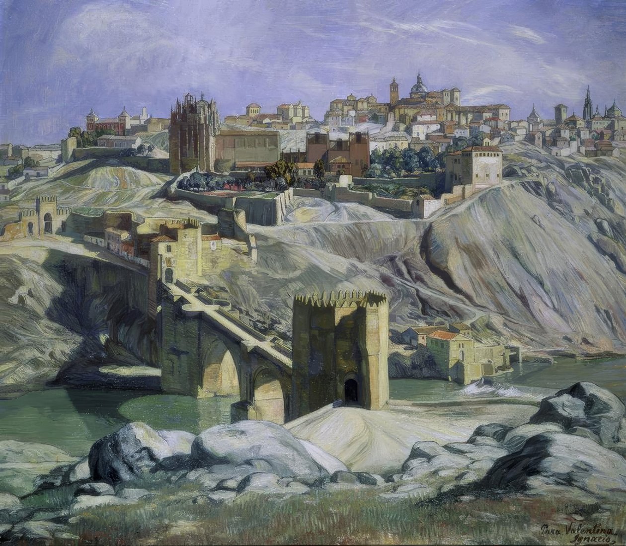 托莱多的清除景观-1932年-O - L-88X101 CM 作者 伊格纳西奥·祖洛加（Ignacio Zuloaga y Zabaleta）