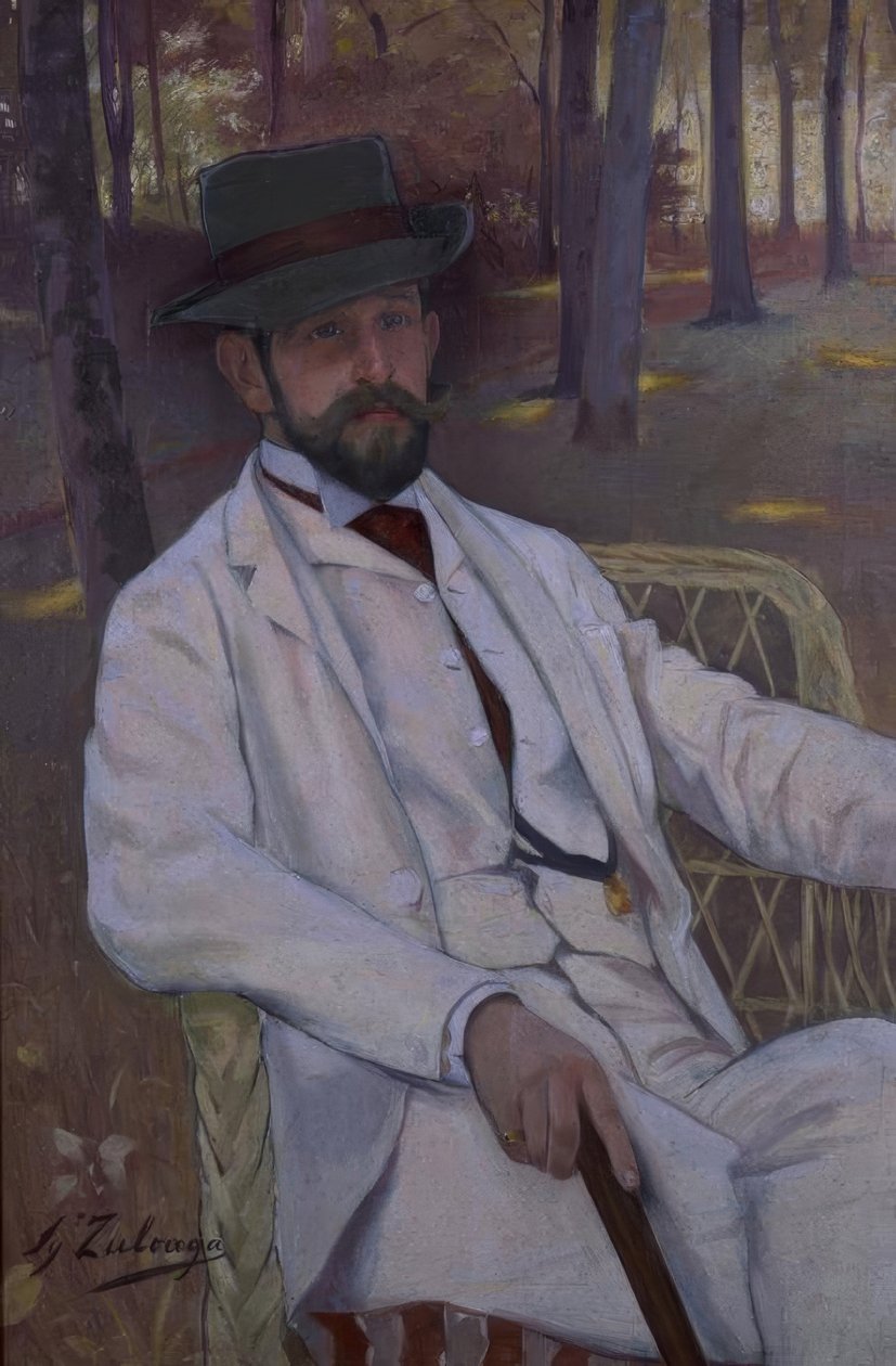 威廉·德·马奎尔画像-到1892年-O - L-91X61 CM 作者 伊格纳西奥·祖洛加（Ignacio Zuloaga y Zabaleta）