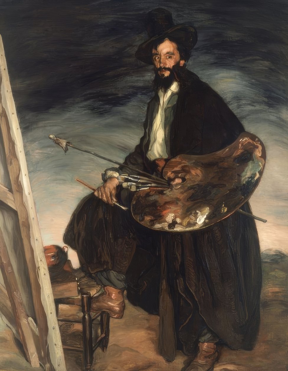 画家肖像URANGA-1905 – OLEO LIENZO，146×115.5 CM 作者 伊格纳西奥·祖洛加（Ignacio Zuloaga y Zabaleta）